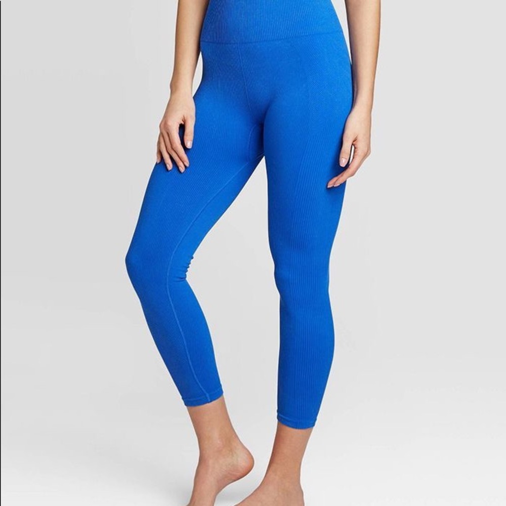 JOYLAB RIBBED SEAMLESS LEGGINGS